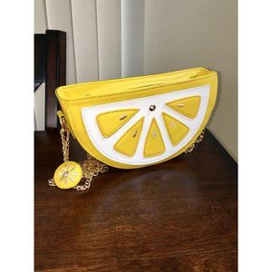 NOVELTY LEMON LIME YELLOW HANDBAG CROSSBODY BAG FOR SUMMER